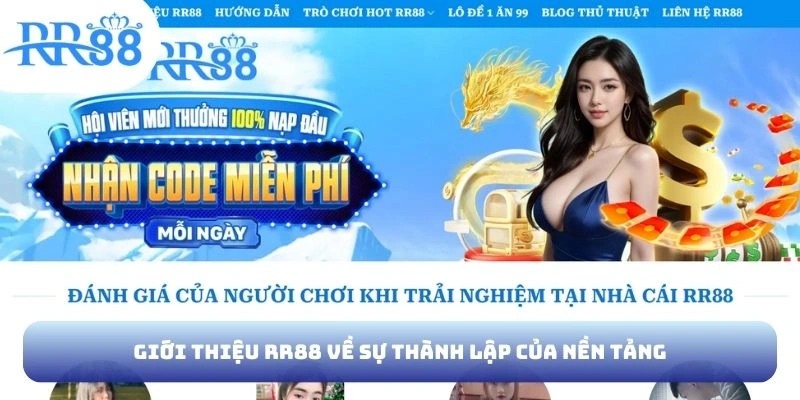 Giới thiệu RR88 về sự thành lập của nền tảng