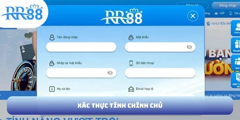 Xác thực tính chính chủ